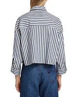 Next Striped-Cotton Crop Shirt