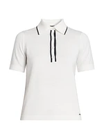 Wool Knit Polo Shirt