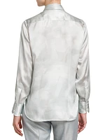 Silk Tie Blouse
