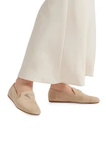 Suede Loafers