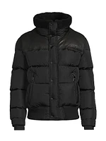 Hunter Shearling-Trim Bomber Jacket