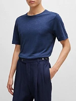 Regular Fit T-Shirt Linen and Silk