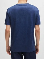 Regular Fit T-Shirt Linen and Silk