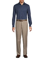 Wool-Blend Button-Up Shirt