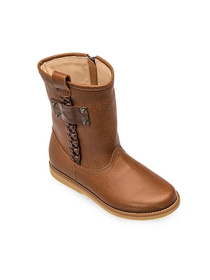 Little Girl's & Weaved Mid-Calf Boots