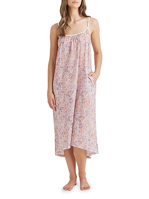 Adeline Floral Cotton Nightgown