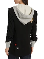 Nebula Embellished Hooded Khloe Jacket