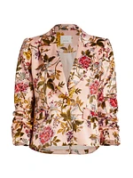 Ursula Floral Satin Jacket