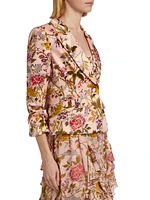 Ursula Floral Satin Jacket