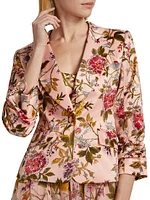 Ursula Floral Satin Jacket