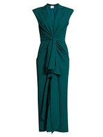 Padma Knotted Midi-Dress