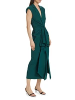 Padma Knotted Midi-Dress