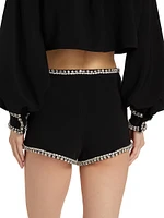 Juneve Embellished Mini Shorts