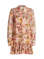 Barnes Floral Mini Shirtdress