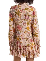 Barnes Floral Mini Shirtdress