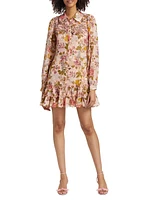 Barnes Floral Mini Shirtdress