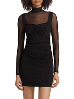 Beren Illusion Yoke Minidress