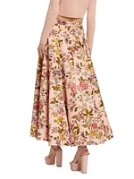 Hilda Floral Midi-Skirt