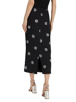 Malti Crystal Dot Maxi Skirt