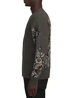 Floral Jacquard Cardigan