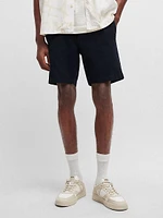 Regular Fit Rise Shorts Stretch Cotton