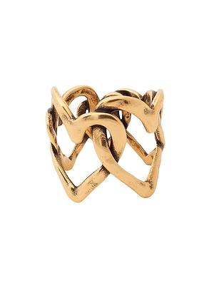 Encoeur Vintage Gold Heart Ring