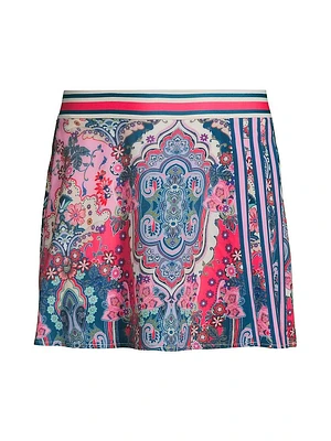 Melody Bee Active Paisley Tennis Skirt