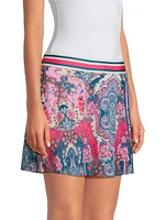 Melody Bee Active Paisley Tennis Skirt