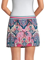 Melody Bee Active Paisley Tennis Skirt