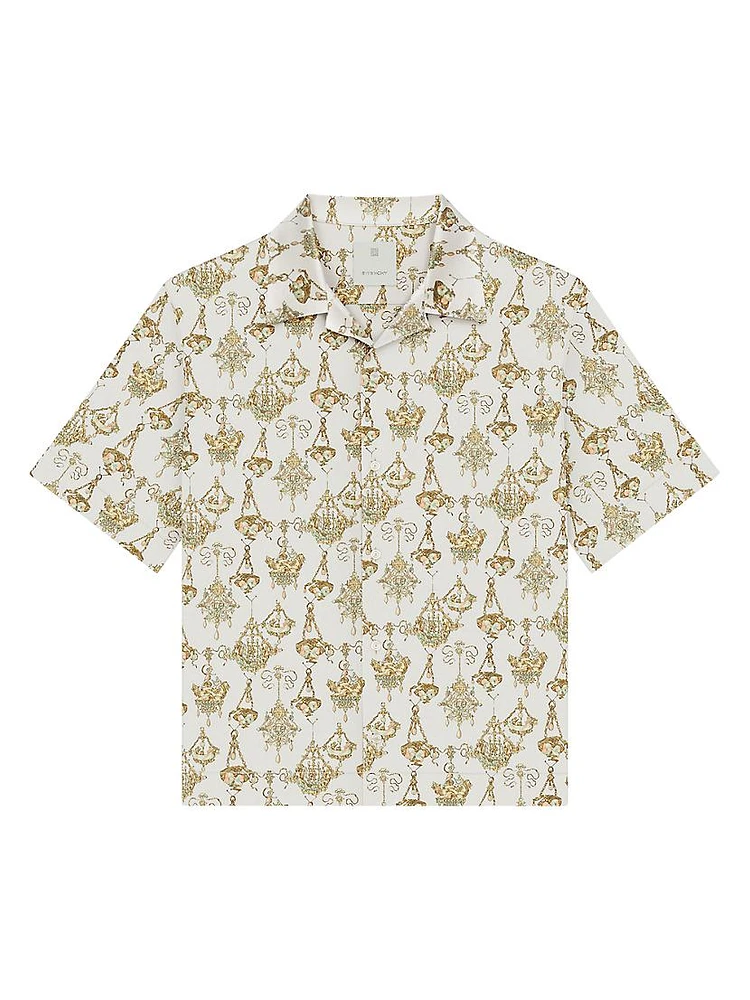 Printed Chandelier Shirt Silk