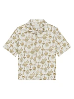 Printed Chandelier Shirt Silk