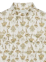 Printed Chandelier Shirt Silk