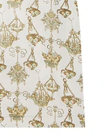 Printed Chandelier Tailored Shorts Silk