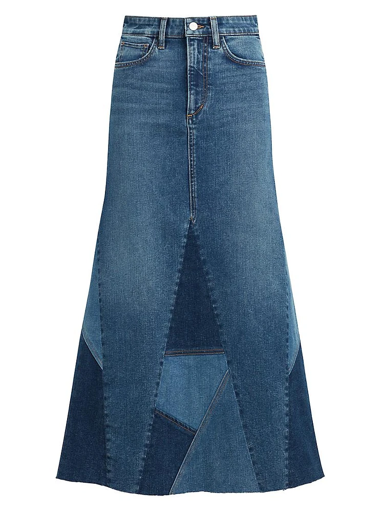 The Bailey Pieced Maxi Skirt