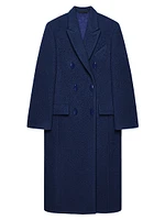 Alpaca Bouclette Wool Coat