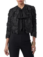 Dalina Embellished Lace Crop Jacket