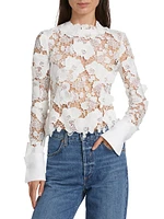 Guipure Lace Top