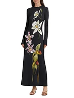 Floral Jersey Maxi Dress