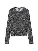 Luca Printed Long-Sleeve Top