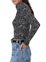 Luca Printed Long-Sleeve Top