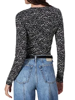 Luca Printed Long-Sleeve Top