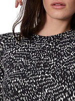 Luca Printed Long-Sleeve Top