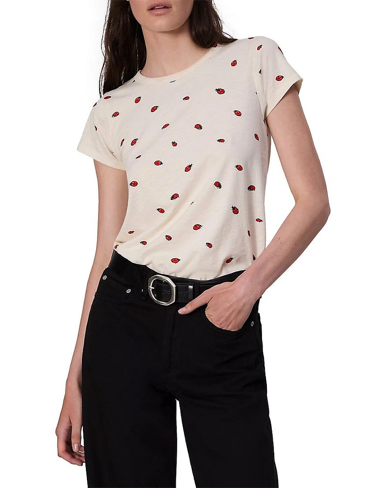 Ladybug Cotton Short-Sleeve T-Shirt