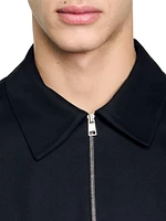 Loose-Fit Zip-Up Shirt