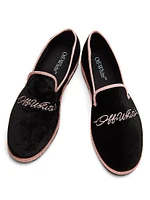 Off to Venice Velvet Loafers