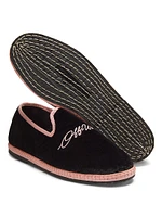 Off to Venice Velvet Loafers