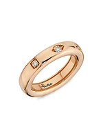 Iconica 18K Rose Gold & 0.10 TCW Diamond Ring