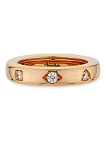 Iconica 18K Rose Gold & 0.10 TCW Diamond Ring