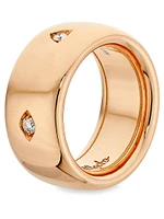 Iconica 18K Rose Gold & 0.20 TCW Diamond Wide Ring