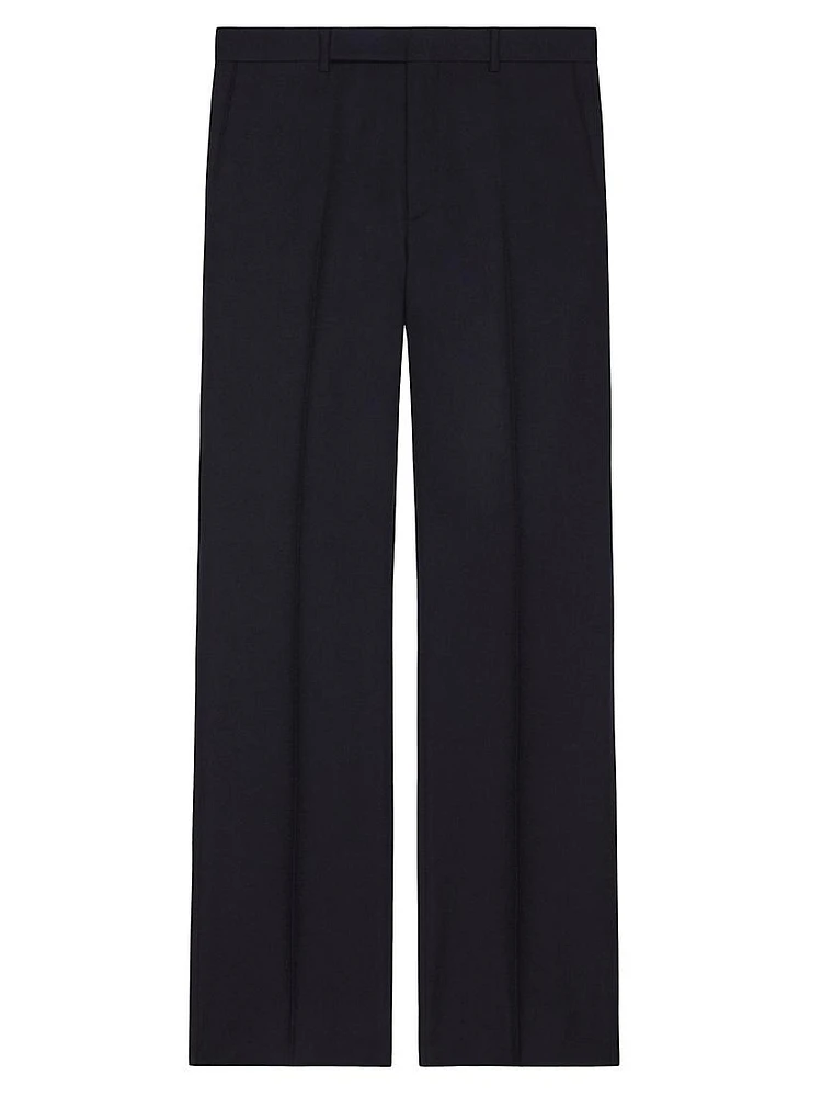 Slim Fit Tailored Pants Wool